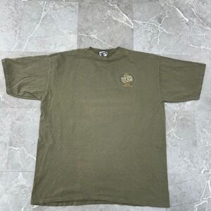 Vintage Corvette Graphic Tee Mens XL Bloomington Gold Embroidered Short Sleeve